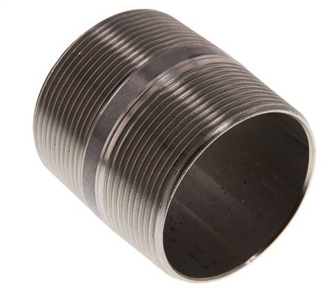 R 2'' Stainless steel Double Pipe Nipple 20 Bar DIN 2982 - 60mm