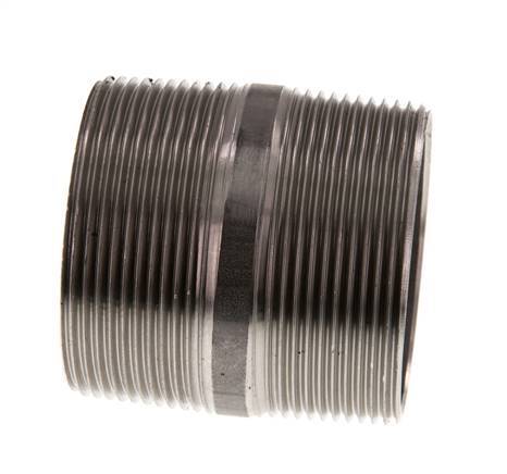 R 2'' Stainless steel Double Pipe Nipple 20 Bar DIN 2982 - 60mm