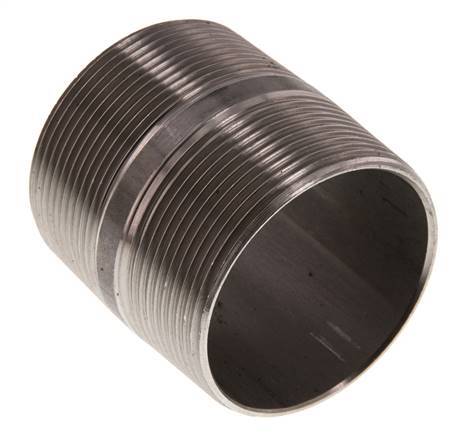 R 2'' Stainless steel Double Pipe Nipple 20 Bar DIN 2982 - 60mm