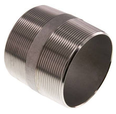 R 3'' Stainless steel Double Pipe Nipple 20 Bar DIN 2982 - 80mm