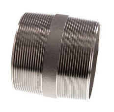 R 3'' Stainless steel Double Pipe Nipple 20 Bar DIN 2982 - 80mm