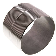 R 4'' Stainless steel Double Pipe Nipple 20 Bar DIN 2982 - 80mm