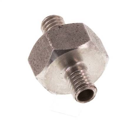 M3 Stainless steel Double Nipple 40 Bar