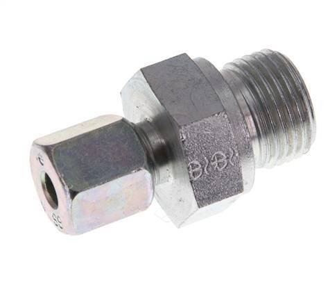 G 1/2'' Male x 6S Zinc plated Steel Straight Cutting Ring 630 Bar DIN 2353