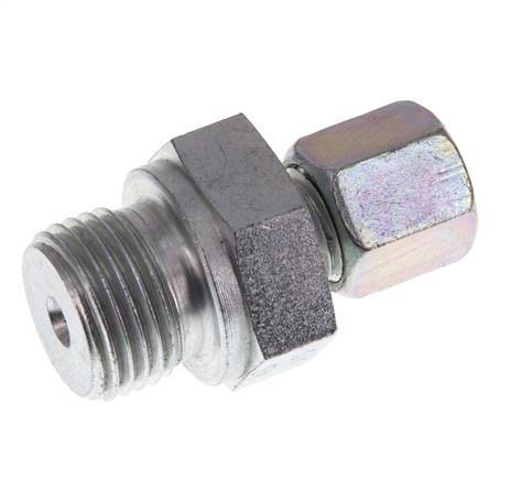 G 1/2'' Male x 6S Zinc plated Steel Straight Cutting Ring 630 Bar DIN 2353