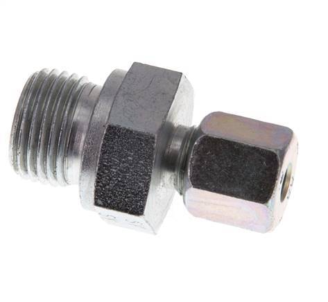 G 1/2'' Male x 6S Zinc plated Steel Straight Cutting Ring 630 Bar DIN 2353