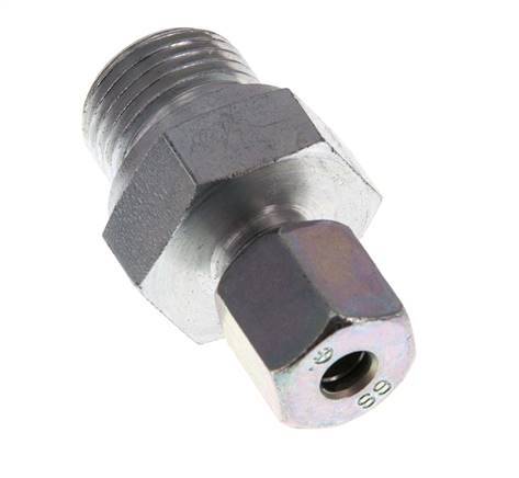 G 1/2'' Male x 6S Zinc plated Steel Straight Cutting Ring 630 Bar DIN 2353