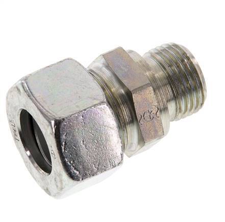 G 1/2'' Male x 18L Zinc plated Steel Straight Cutting Ring 315 Bar DIN 2353