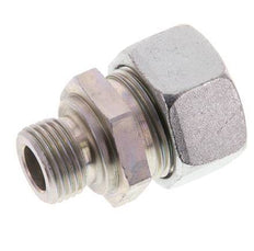 G 1/2'' Male x 22L Zinc plated Steel Straight Cutting Ring 160 Bar DIN 2353