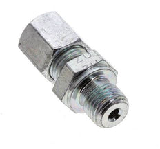 G 1/4'' Male x 6S Zinc plated Steel Straight Cutting Ring 630 Bar DIN 2353 [2 Pieces]