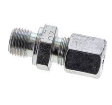 G 1/4'' Male x 6S Zinc plated Steel Straight Cutting Ring 630 Bar DIN 2353 [2 Pieces]