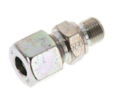 G 1/4'' Male x 10S Zinc plated Steel Straight Cutting Ring 630 Bar DIN 2353 [2 Pieces]