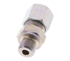 G 1/8'' Male x 8LL Zinc plated Steel Straight Cutting Ring 100 Bar DIN 2353