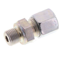 G 1/8'' Male x 8LL Zinc plated Steel Straight Cutting Ring 100 Bar DIN 2353