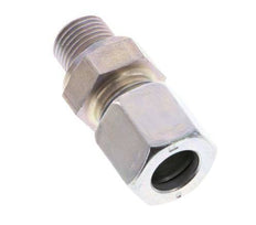 G 1/8'' Male x 8LL Zinc plated Steel Straight Cutting Ring 100 Bar DIN 2353