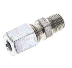 1/8'' NPT Male x 6L Zinc plated Steel Straight Cutting Ring 315 Bar DIN 2353 [2 Pieces]