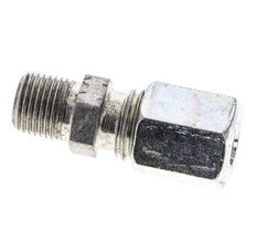 1/8'' NPT Male x 6L Zinc plated Steel Straight Cutting Ring 315 Bar DIN 2353 [2 Pieces]