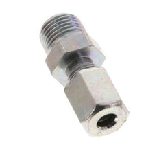 R 1/8'' Male x 4LL Zinc plated Steel Straight Cutting Ring 100 Bar DIN 2353 [2 Pieces]