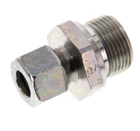 G 3/4'' Male x 12L Zinc plated Steel Straight Cutting Ring 315 Bar DIN 2353