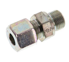 G 3/8'' Male x 10S Zinc plated Steel Straight Cutting Ring 630 Bar DIN 2353 [2 Pieces]