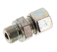 G 3/8'' Male x 10S Zinc plated Steel Straight Cutting Ring 630 Bar DIN 2353 [2 Pieces]