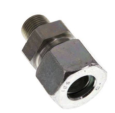 G 3/8'' Male x 16S Zinc plated Steel Straight Cutting Ring 400 Bar DIN 2353