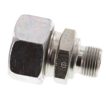 G 3/8'' Male x 18L Zinc plated Steel Straight Cutting Ring 315 Bar DIN 2353