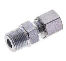 3/8'' NPT Male x 8S Zinc plated Steel Straight Cutting Ring 630 Bar DIN 2353