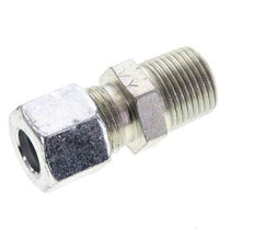 3/8'' NPT Male x 10L Zinc plated Steel Straight Cutting Ring 315 Bar DIN 2353 [2 Pieces]