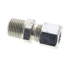 3/8'' NPT Male x 10L Zinc plated Steel Straight Cutting Ring 315 Bar DIN 2353 [2 Pieces]