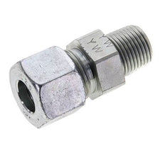 3/8'' NPT Male x 12S Zinc plated Steel Straight Cutting Ring 630 Bar DIN 2353