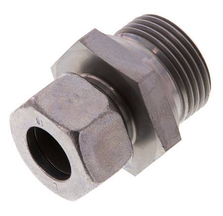 G 1'' Male x 18L Zinc plated Steel Straight Cutting Ring 315 Bar DIN 2353