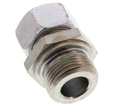 G 1'' Male x 22L Zinc plated Steel Straight Cutting Ring 160 Bar DIN 2353