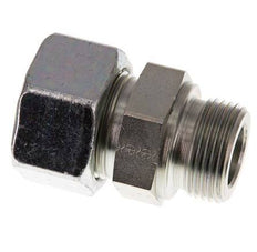 G 1'' Male x 25S Zinc plated Steel Straight Cutting Ring 400 Bar DIN 2353