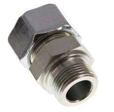 G 1'' Male x 25S Zinc plated Steel Straight Cutting Ring 400 Bar DIN 2353