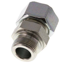 G 1'' Male x 25S Zinc plated Steel Straight Cutting Ring 400 Bar DIN 2353