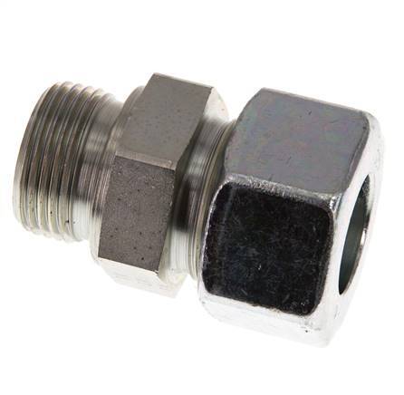 G 1'' Male x 25S Zinc plated Steel Straight Cutting Ring 400 Bar DIN 2353