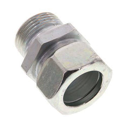 G 1'' Male x 28L Zinc plated Steel Straight Cutting Ring 160 Bar DIN 2353