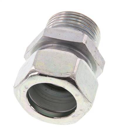 G 1'' Male x 28L Zinc plated Steel Straight Cutting Ring 160 Bar DIN 2353