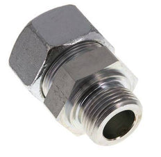 G 1'' Male x 30S Zinc plated Steel Straight Cutting Ring 400 Bar DIN 2353