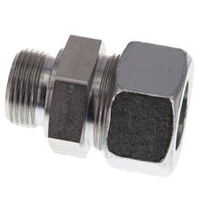 G 1'' Male x 30S Zinc plated Steel Straight Cutting Ring 400 Bar DIN 2353