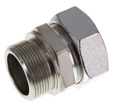 G 1 1/2'' Male x 42L Zinc plated Steel Straight Cutting Ring 160 Bar DIN 2353