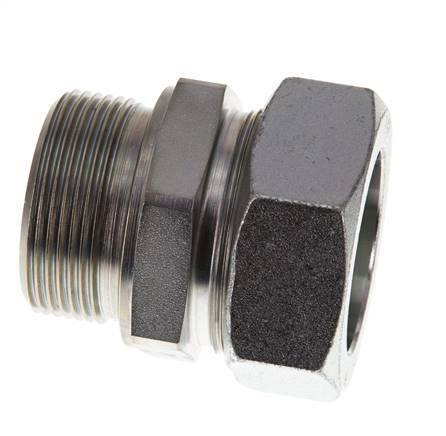 G 1 1/2'' Male x 42L Zinc plated Steel Straight Cutting Ring 160 Bar DIN 2353