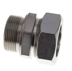 G 1 1/2'' Male x 42L Zinc plated Steel Straight Cutting Ring 160 Bar DIN 2353