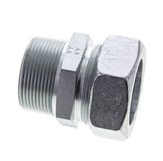 1 1/2'' NPT Male x 42L Zinc plated Steel Straight Cutting Ring 160 Bar DIN 2353