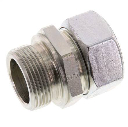 G 1 1/4'' Male x 35L Zinc plated Steel Straight Cutting Ring 160 Bar DIN 2353