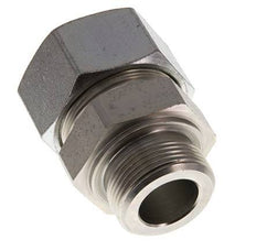 G 1 1/4'' Male x 38S Zinc plated Steel Straight Cutting Ring 315 Bar DIN 2353