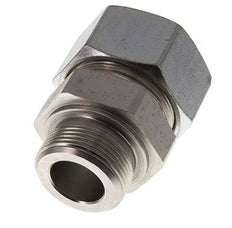 G 1 1/4'' Male x 38S Zinc plated Steel Straight Cutting Ring 315 Bar DIN 2353