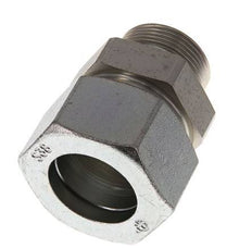 G 1 1/4'' Male x 38S Zinc plated Steel Straight Cutting Ring 315 Bar DIN 2353