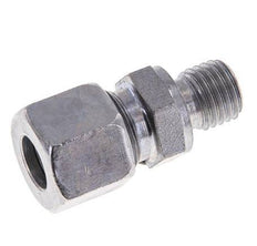 M12x1.5 Male x 10L Zinc plated Steel Straight Cutting Ring 315 Bar DIN 2353